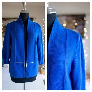 Ivanka Trump Royal blue sweater Blazer